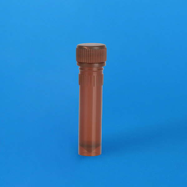 Brown Flat Bottom Cryovial - 2ml